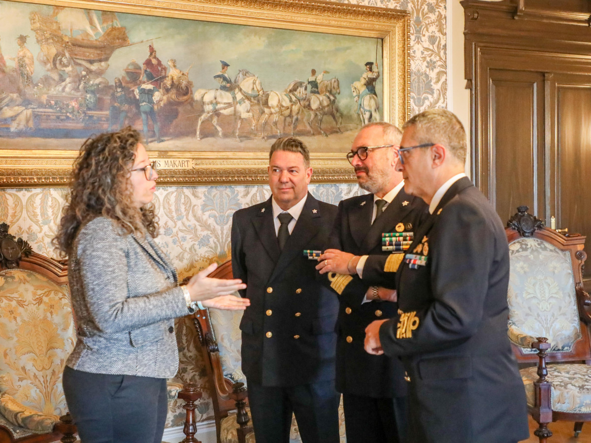 Il Vicesindaco Tonel Ha Il Vicecomandante Generale Della Guardia