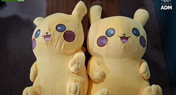 Maxi sequestro in Porto: 26.000 articoli in contrabbando tra amati Pokemon e bigiotteria tossica