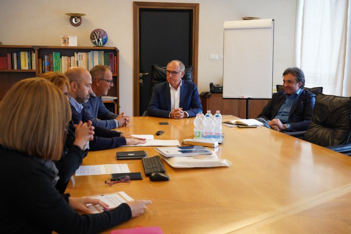 ATER: l'On Simone Valiante in visita, incontro mirato ad approfondire il sistema delle Microaree