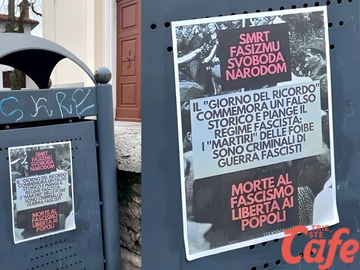 Giorno del Ricordo, manifesti SHOCK attaccati a Basovizza: 'Nessun rispetto per i morti' 
