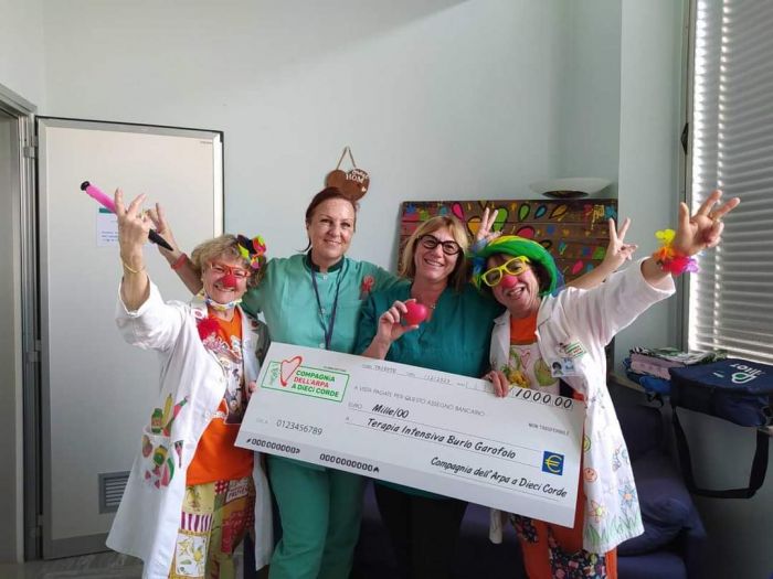 Donati 1000 euro alla terapia intensiva del Burlo! 