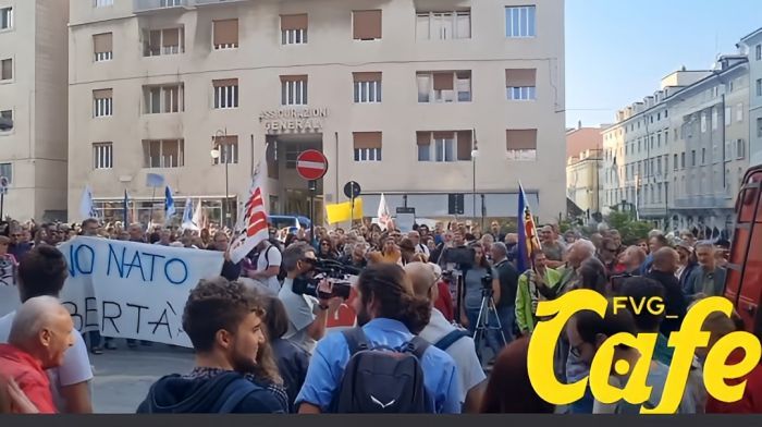 Sabato Coordinamento No Green Pass  in piazza a Trieste: "No al golpe dell'OMS!!"