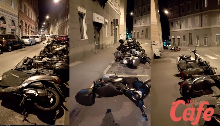 Via Parini, strike di scooter: non contento aggredisce la polizia