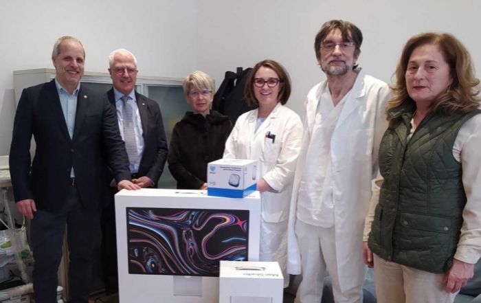 Lions dona al Burlo computer ad alte prestazioni per la diagnosi 3D e misuratore di pressione