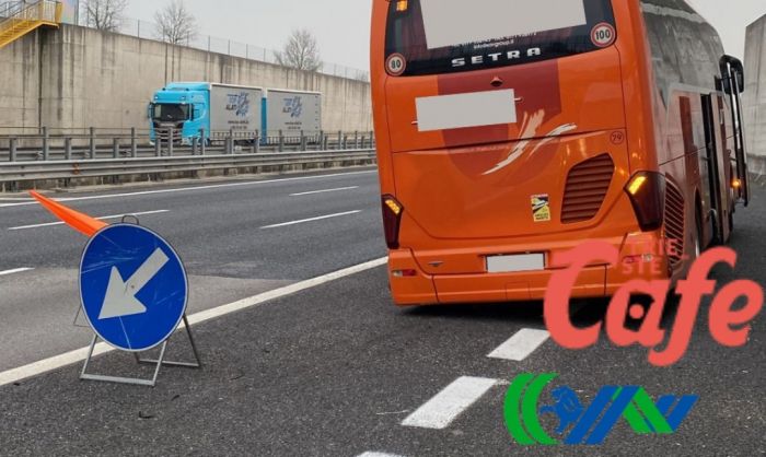Passante di Mestre, autobus perde le ruote posteriori: salvi 50 studenti a bordo