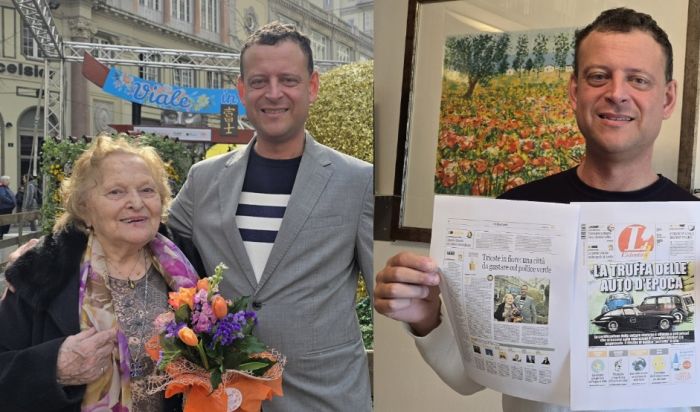 Sorpresissima: Luca Marsi e nonna Marina protagonisti sulle pagine del quotidiano l’Identità