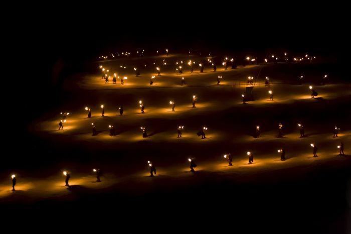 A Tarvisio si celebra l'arrivo del 2024 con la magia della Fiaccolata del Lussari