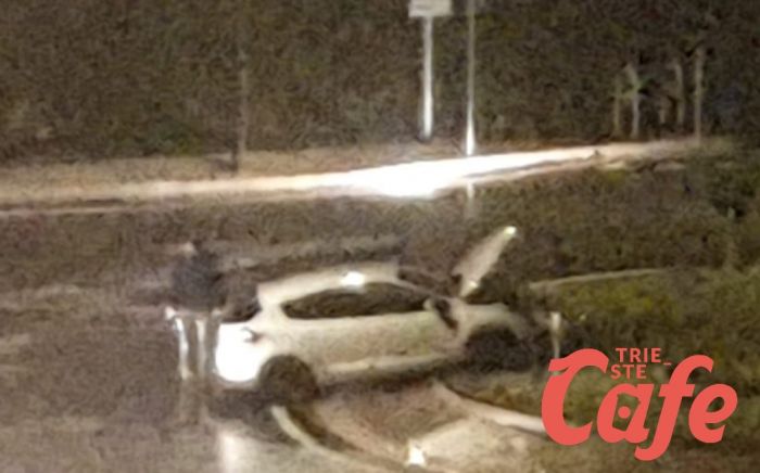 Via Brigata Casale, si schianta contro una rotonda