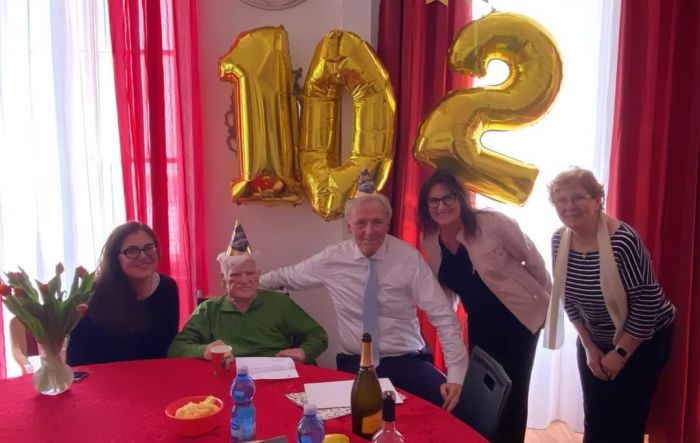 Il triestino Romano compie 102 anni, AUGURISSIMI! 