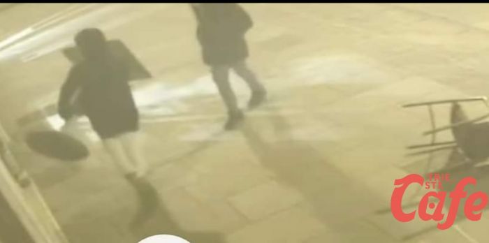 Coppia ruba un tavolo all'esterno dell'Urbanis, ira social del titolare: 'Tutto filmato' 
