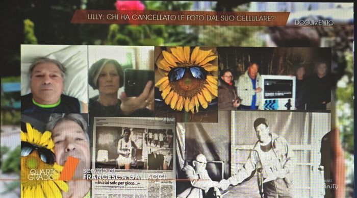 Quarto Grado, foto esclusive dal cellulare di Lilly: anche Sterpin accanto a girasole con occhiali