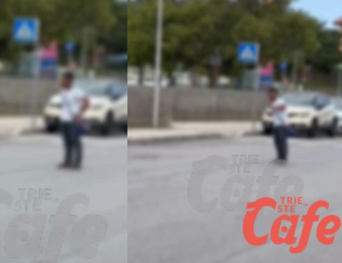 Cattinara, si posiziona in mezzo alla carreggiata urlando frasi contro tutti (VIDEO) 