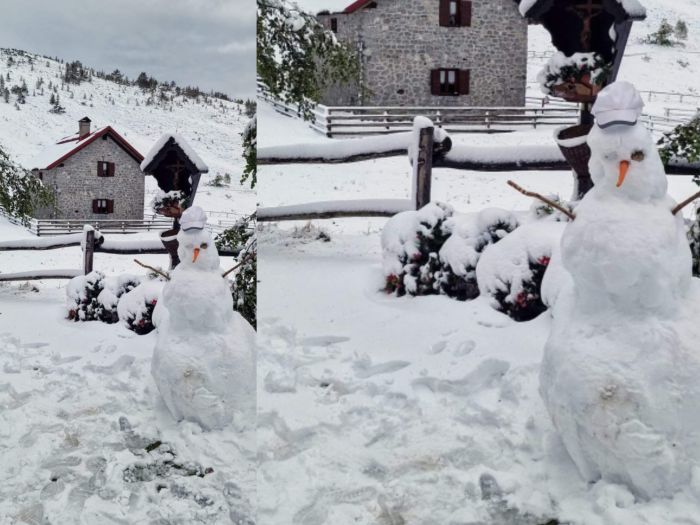 Anticipo d'inverno, in Fvg si realizzano già i pupazzi di neve! 