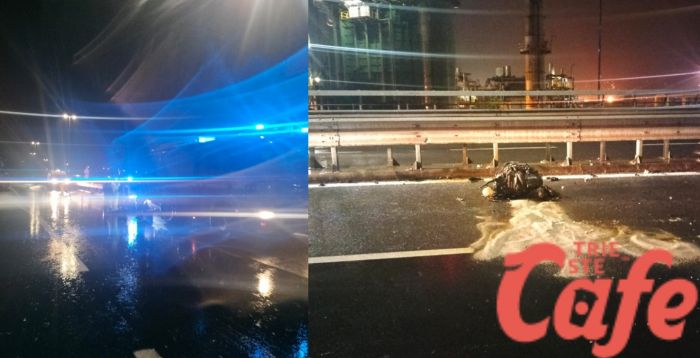 Grande Viabilità, auto contro guardrail: guardia giurata prima sul posto soccorre giovane ferito