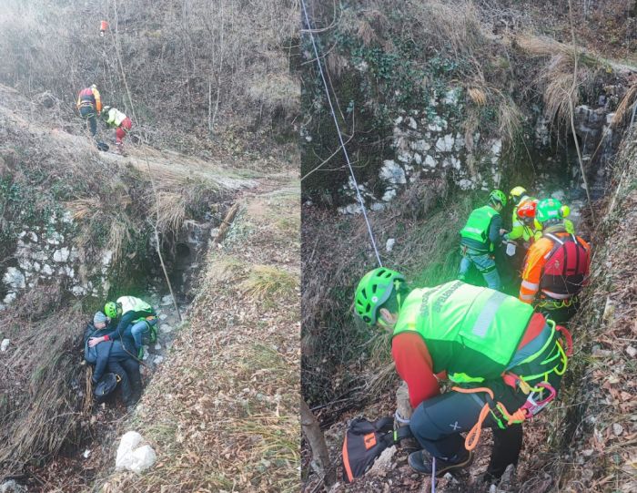 90enne va in gita in montagna e cade da tre metri nel torrente: soccorso