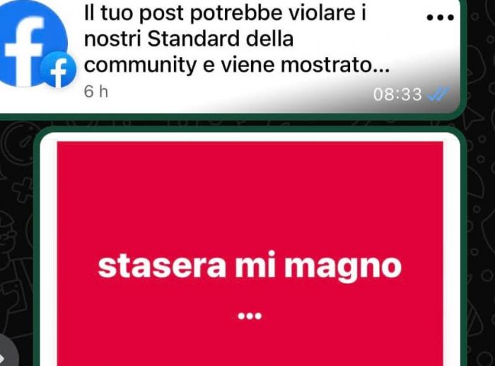 'Stasera mi magno...' e Facebook lo segnala: il caso del triestino censurato dall’algoritmo