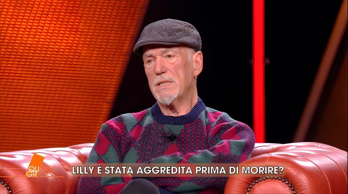 Seba torna a Quarto Grado, un look sobrio per il primo intervento del 2025