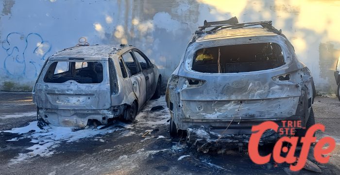 Notte di fuoco a Trieste, auto incendiate in via Da Ponte, cresce la preoccupazione