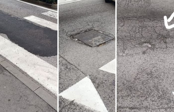 Rotonda di San Giacomo tra buche e dislivelli: disagi per i cittadini