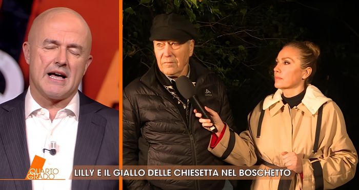 Quarto Grado, total black e sguardo deciso: l’outfit di Claudio Sterpin per il suo esordio del 2025 