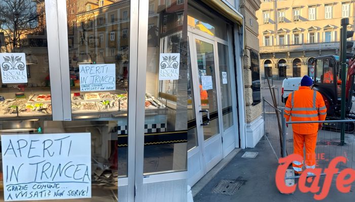 "Aperti in trincea!", la pescheria di piazza Garibaldi "accerchiata" dai lavori
