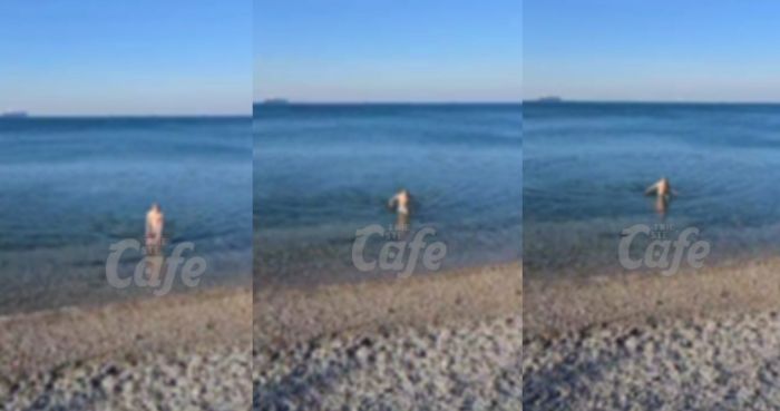 Tuffo fuori stagione a Barcola: turista tedesco sfida le temperature triestine (VIDEO) 