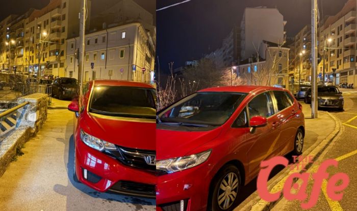 Largo Pestalozzi, parcheggia sul marciapiede fregandosene dei pedoni e del codice della strada 