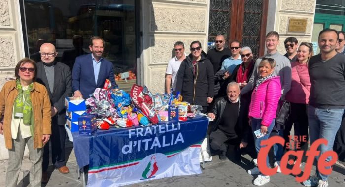 Fratelli d’Italia, successo per la raccolta alimentare pasquale: “Non dimentichiamo da dove veniamo” (VIDEO)
