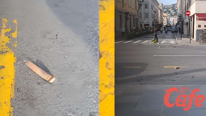 Imprevisto in Corso Italia: spunta un “curioso oggetto” nel cuore del traffico triestino