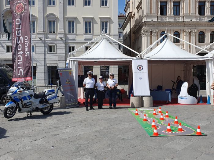 Trieste4Safety in piazza Unità: sicurezza stradale protagonista tra motori, simulazioni e prevenzione