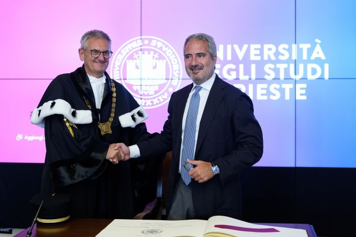 Pierroberto Folgiero di Fincantieri riceve la Laurea Magistrale ad honorem in Ingegneria Navale