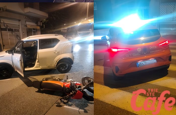 Scontro tra moto e auto in via Cologna: giovane trasportato in ospedale