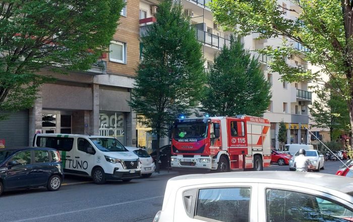 Gatto incastrato nella finestra in viale Sanzio: intervento provvidenziale dei Vigili del Fuoco