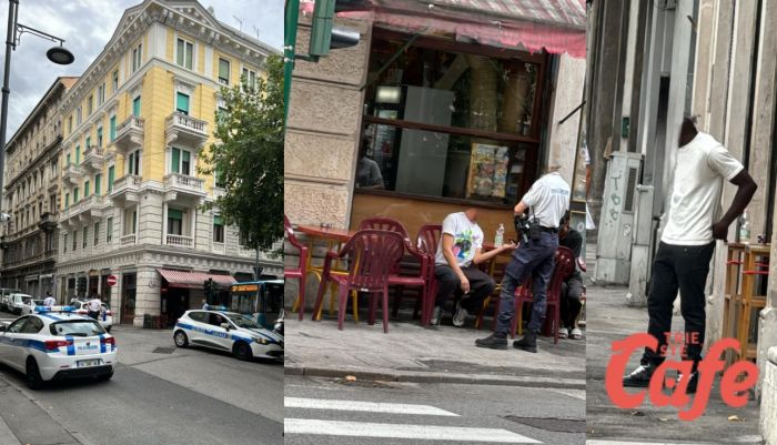  Tensione alle stelle in un bar di piazza Garibaldi a Trieste: interviene la Polizia Locale (VIDEO) 