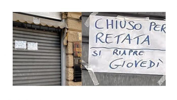 “Chiuso per saccheggio”: denuncia del titolare della pescheria contro degrado in piazza Garibaldi