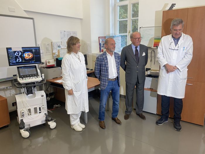 Nuovo ecocardiografo per l’Ospedale Maggiore grazie alla donazione della Beneficentia Stiftung