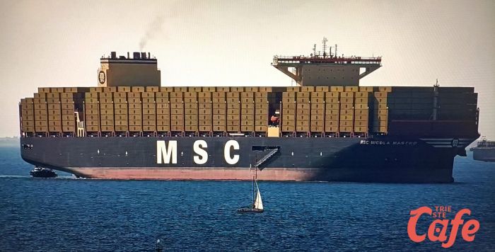 Finalmente a Trieste la MSC Nicola Mastro, tra le navi portacontainer più grandi ed efficienti al mondo: lunedì cerimonia di varo