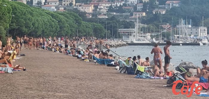 Barcola delude oggi, TUTTA COLPA DELLE NUVOLE E DELL'AFA!!!!