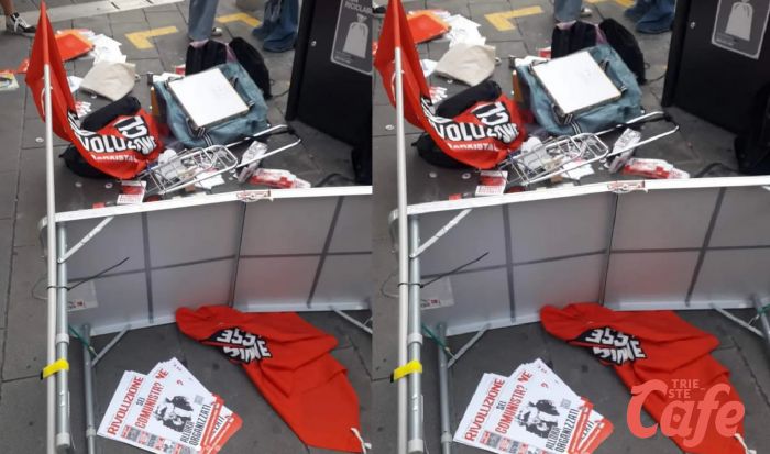 Sinistra Classe Rivoluzione Trieste: "Aggrediti da alcuni picchiatori fascisti durante il banchetto in largo Bonifacio"