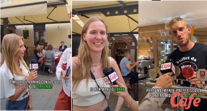 Meglio il panino con il prosciutto cotto o con la porzina? Ecco le risposte dei triestini e non (VIDEO-SERVIZIO)