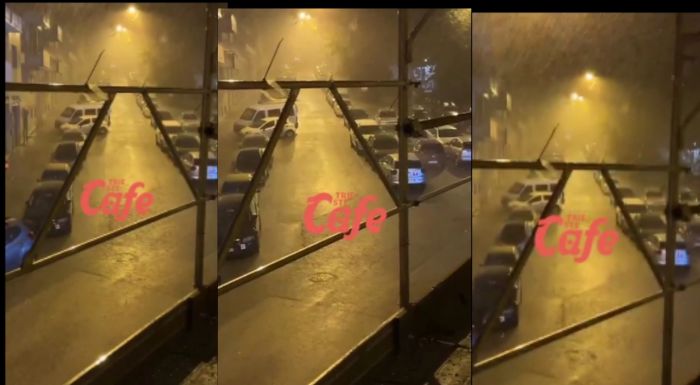 Maltempo nella notte a Trieste, fiume in piena in via Settefontane (VIDEO) 