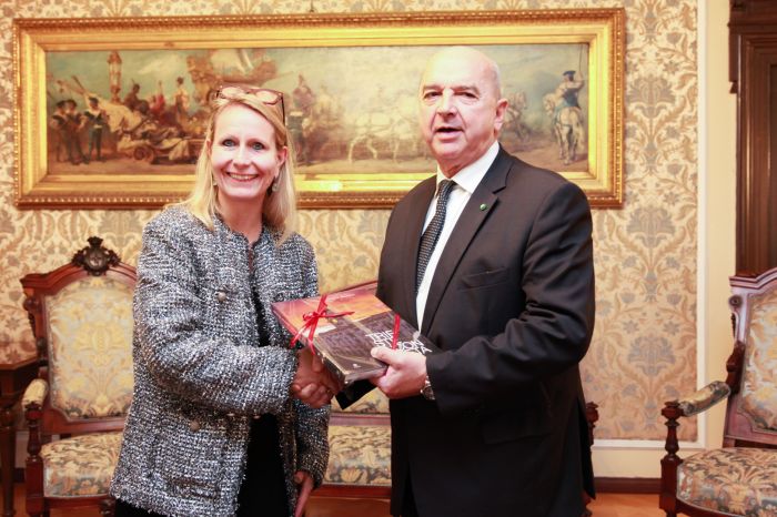 Il Sindaco Dipiazza ha ricevuto la Console Generale dei Paesi Bassi Mascha Baak 