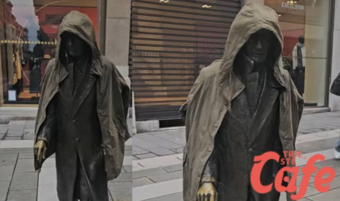 Saba si prepara all'autunno con un giubbotto rinforzante: quando anche le statue sentono la Bora!