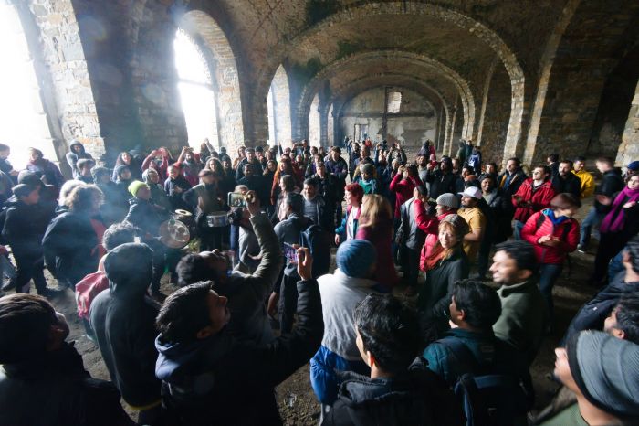 "Via Gioia a Trieste, uno spazio di accoglienza negato a due passi dal Silos" (FOTO-VIDEO)