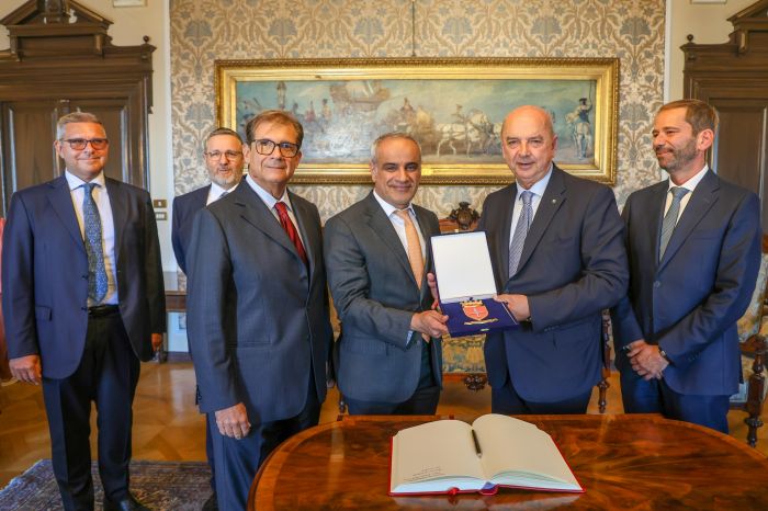 L’ambasciatore degli Emirati Arabi Uniti in visita a Trieste: Al Subousi accolto dal sindaco Dipiazza 