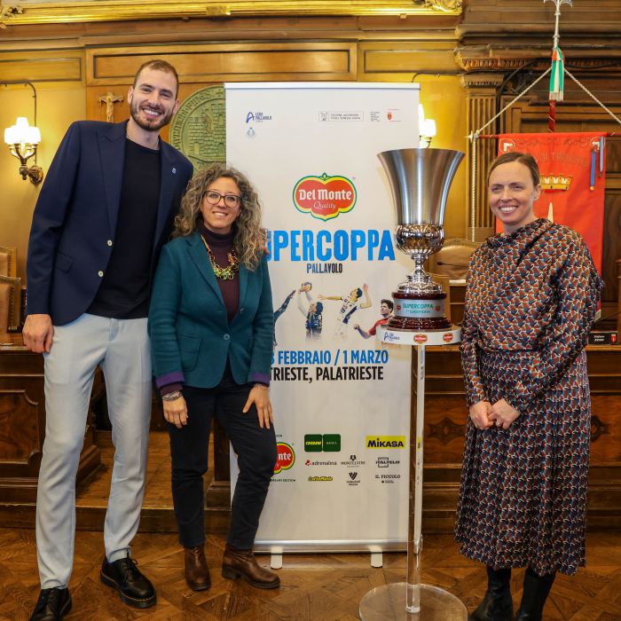 Trieste si prepara ad accogliere la Del Monte Supercoppa il 28 febbraio e 1 marzo al PalaTrieste