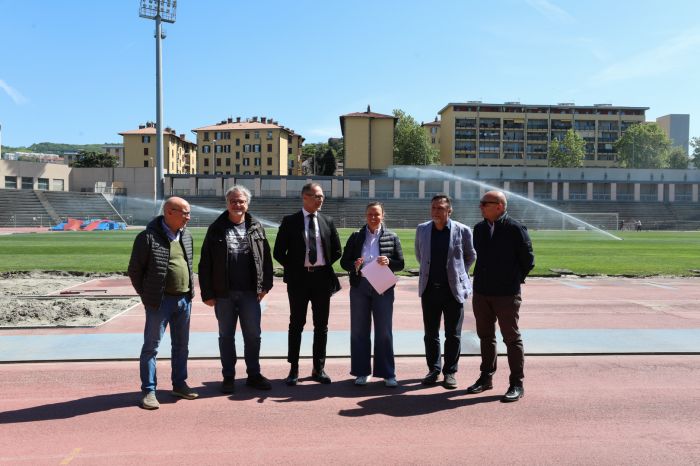 Stadio Grezar. Presentato l'intervento di restyling della pista di atletica 