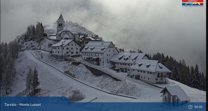 Maltempo, allerta gialla in Fvg per piogge abbondanti e neve