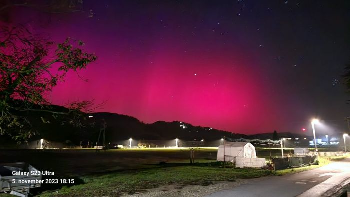Aurora boreale in Slovenia! (FOTO)