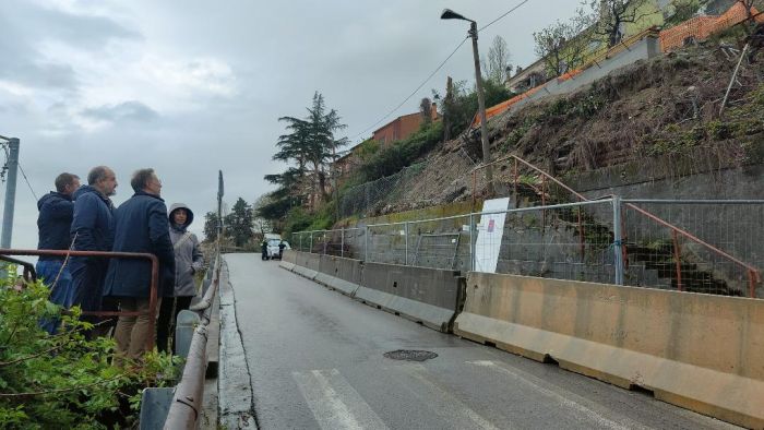 Nuovo smottamento in Borgo San Cristoforo a Muggia